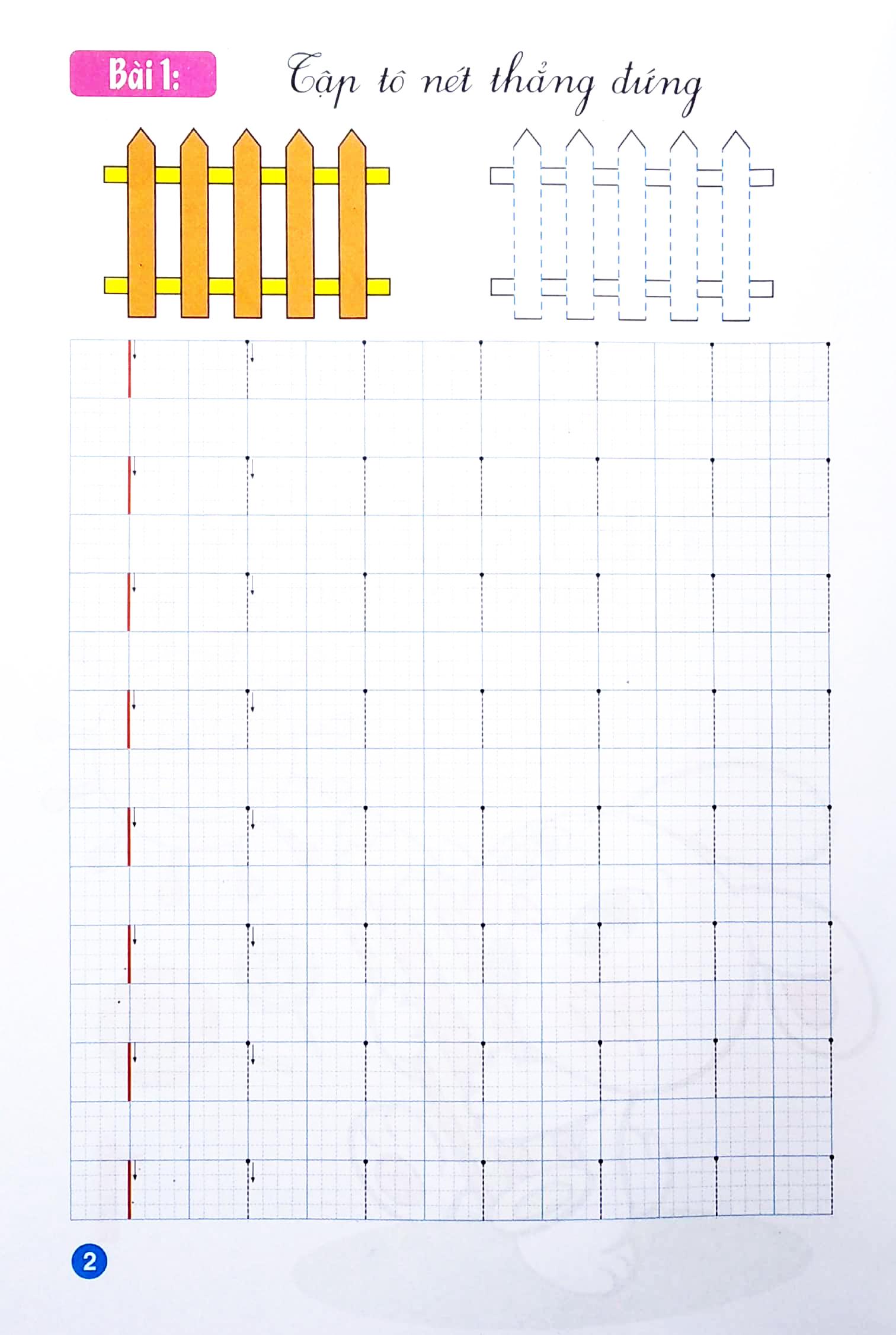 Sách - Tập Tô Mẫu Giáo - Nét Cơ Bản 1 (Dành Cho 3-4 Tuổi)