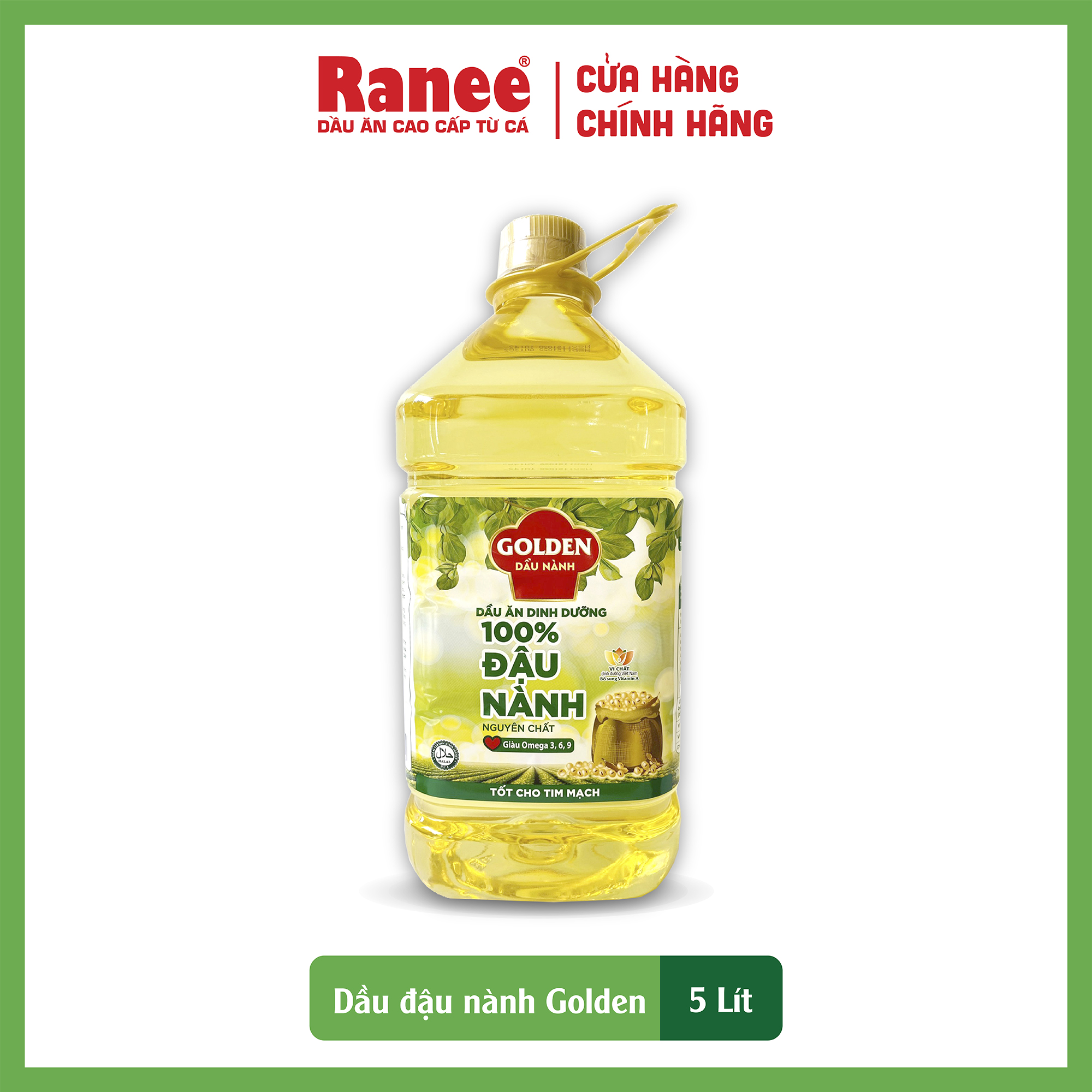 Dầu Ăn Cao Cấp Golden Nành 5 lít