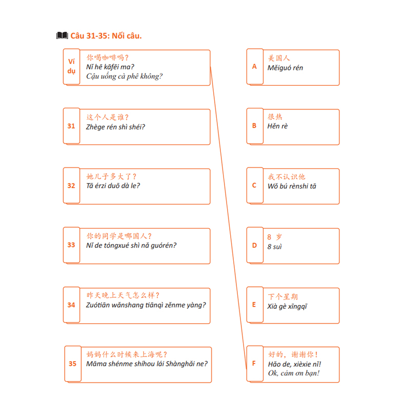 Sách - Giáo Trình Chinh Phục HSK 1 và HSK 2 - Luyện Thi HSK/HSKK - (Bài tập - Đáp án - Giải thích) - Phạm Dương Châu