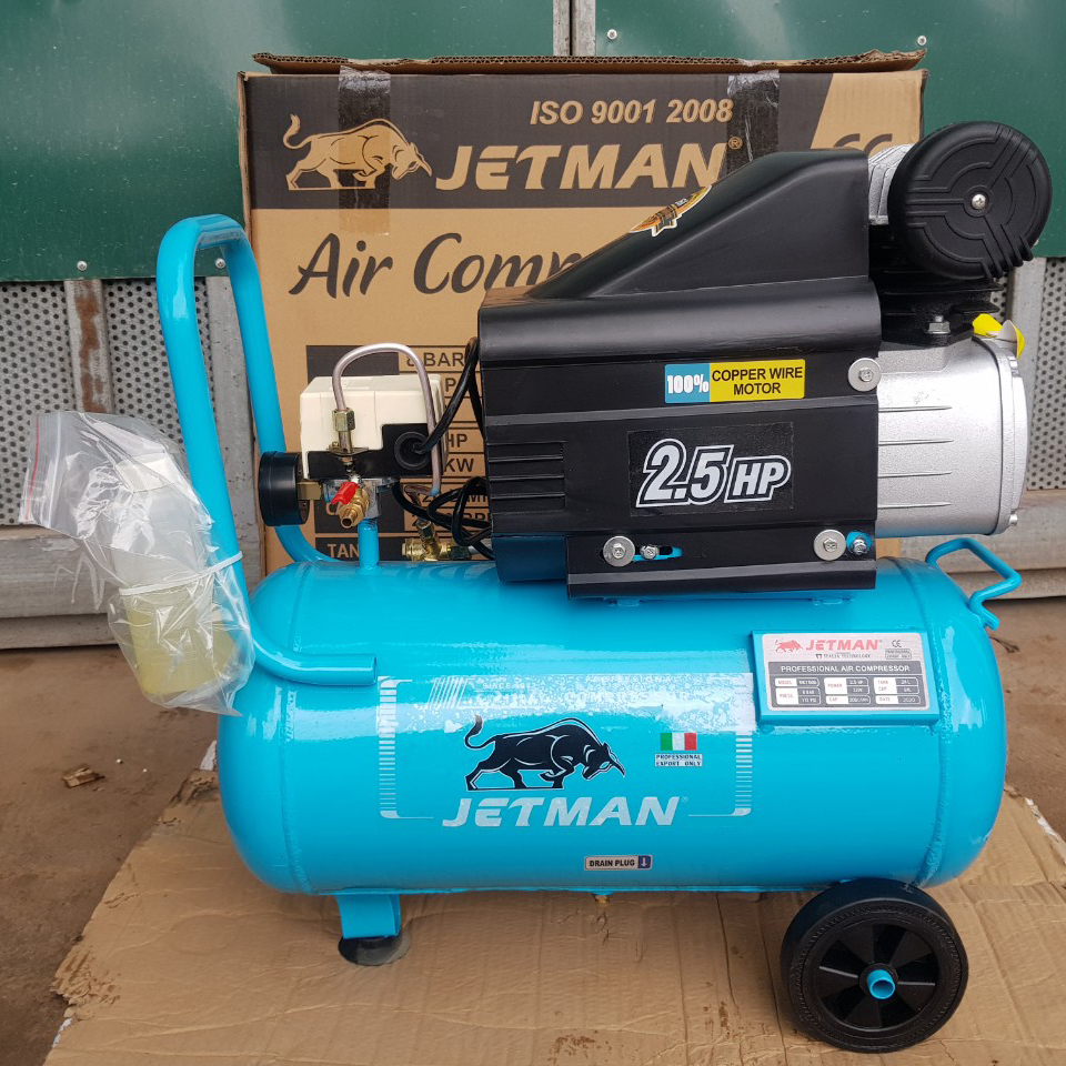 Máy Nén Khí Liền Trục 2 Tụ Jetman JM-2T24 24L