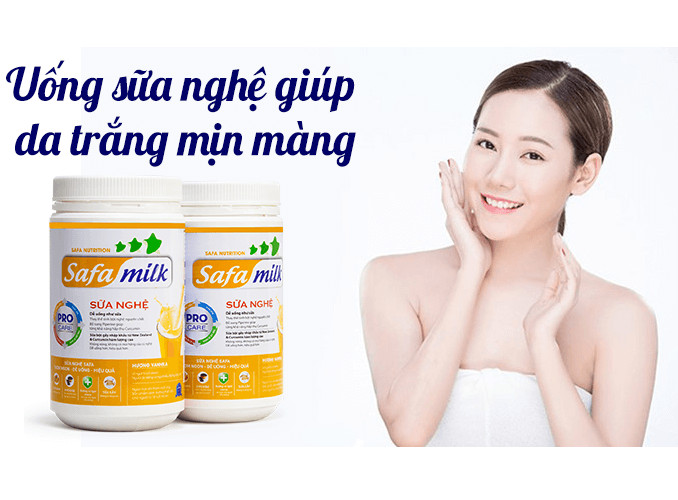 Combo Bột Sữa Nghệ Safa Milk hộp 550Gr và Hộp 100Gr Tăng Cường Hồi Phục Cơ Thể -Nhanh Lành Vết Thương