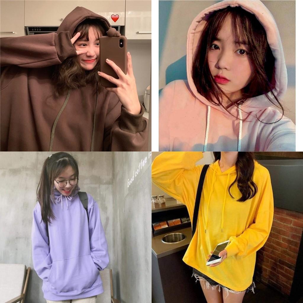 ÁO HOODIE TRƠN BASIC ĐỦ MÀU UNISEX