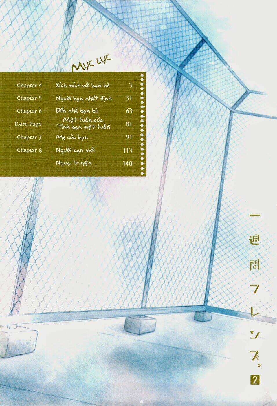 one week friends dst chapter 4 3