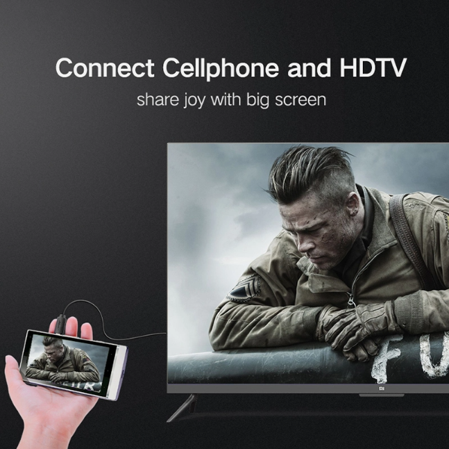 Cáp chuyển đổi mini HDMI sang HDMI 1.4 full HD dài 1m màu đen UGREEN 30148Hd108 Hàng chính hãng