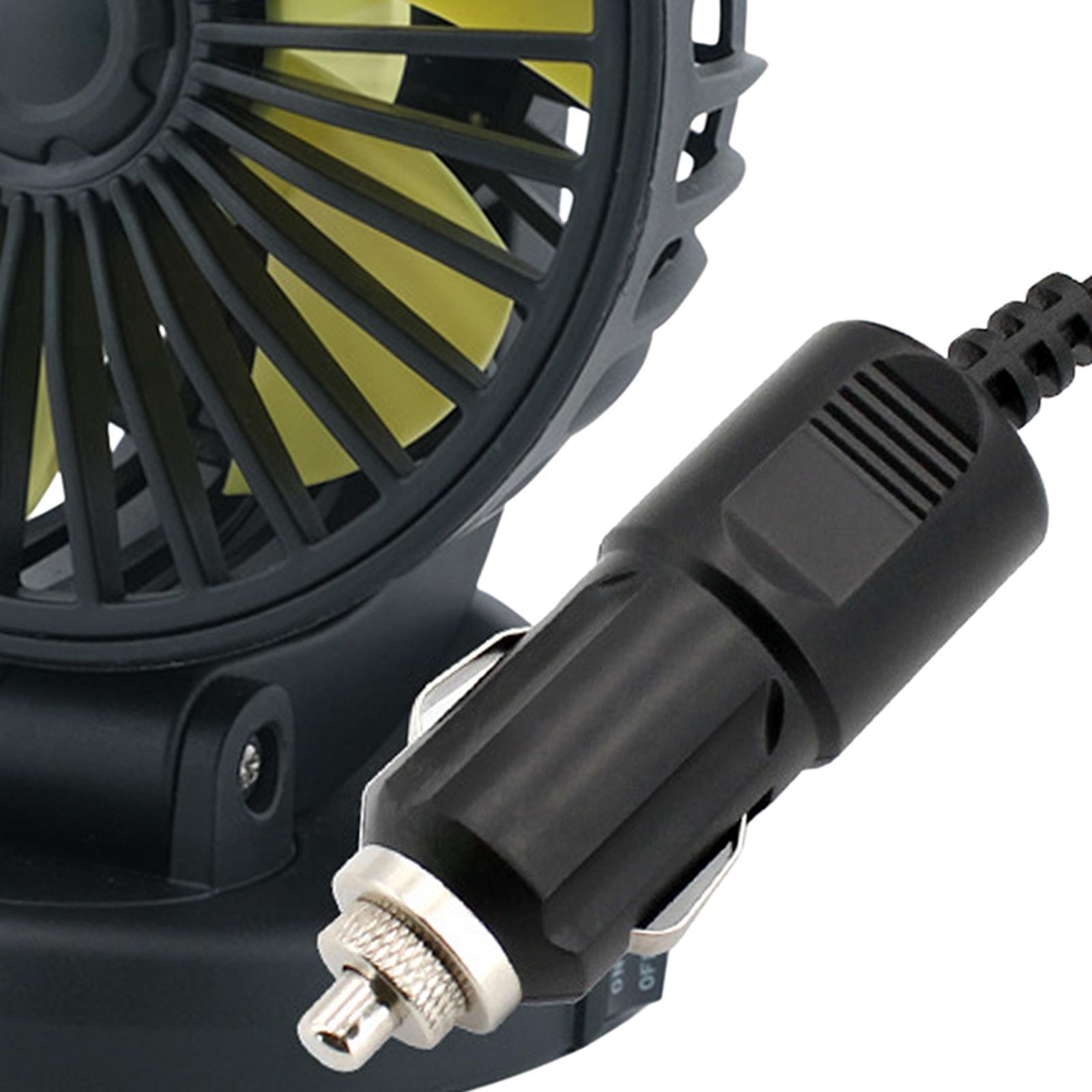 Car Cooling Fan, Air Circulation Fan Auto Cooler Fan for SUV Boat 12V
