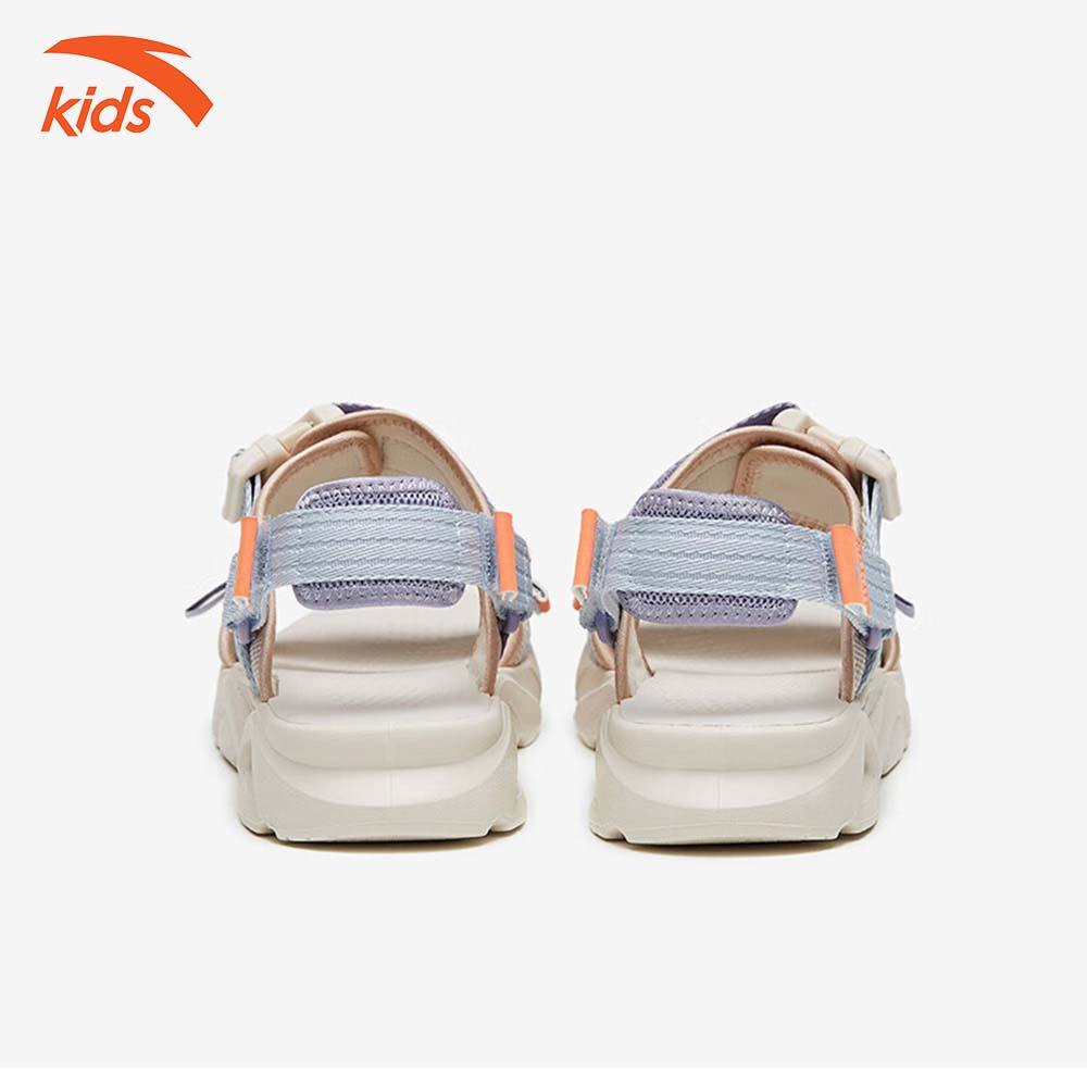 Sandals thời trang thể thao bé gái Anta Kids siêu nhẹ, quai dán tiện lơi, thoáng khí W322336923