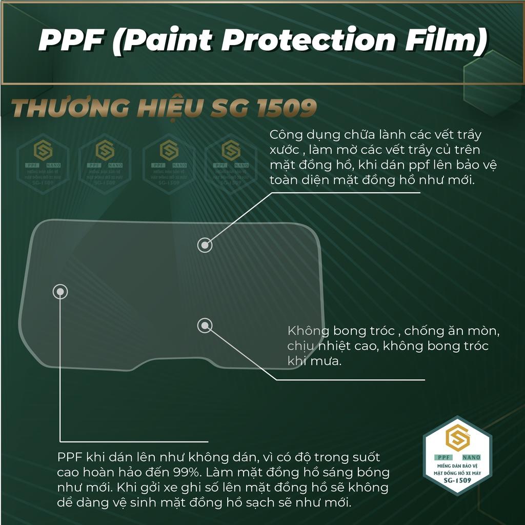 Miếng dán CƯỜNG LỰC PPF bảo vệ mặt đồng hồ xe CB300R tất cả các đời 2018, 2019,2020,2021,2022 PPF TỪ SG1509