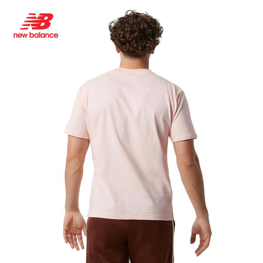 Áo thun thời trang nam New Balance LIFESTYLE T-SHIRT M PINK HAZE - AMT23561PIE