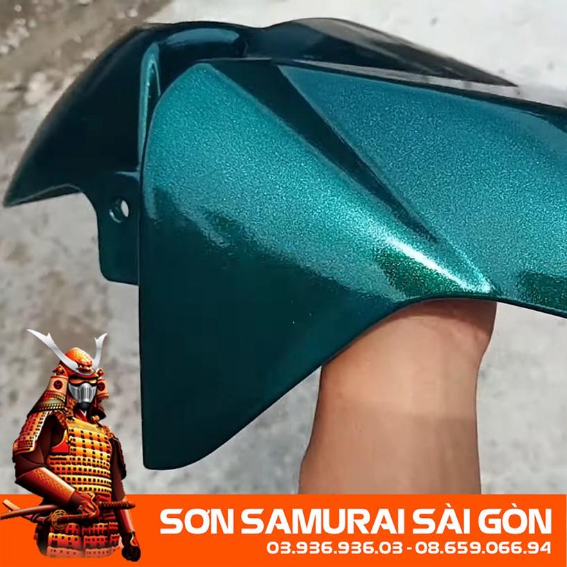 Sơn 1144 MÀU XANH ĐẬM chính hãng - Sơn phun xe máy SAMURAI SÀI GÒN