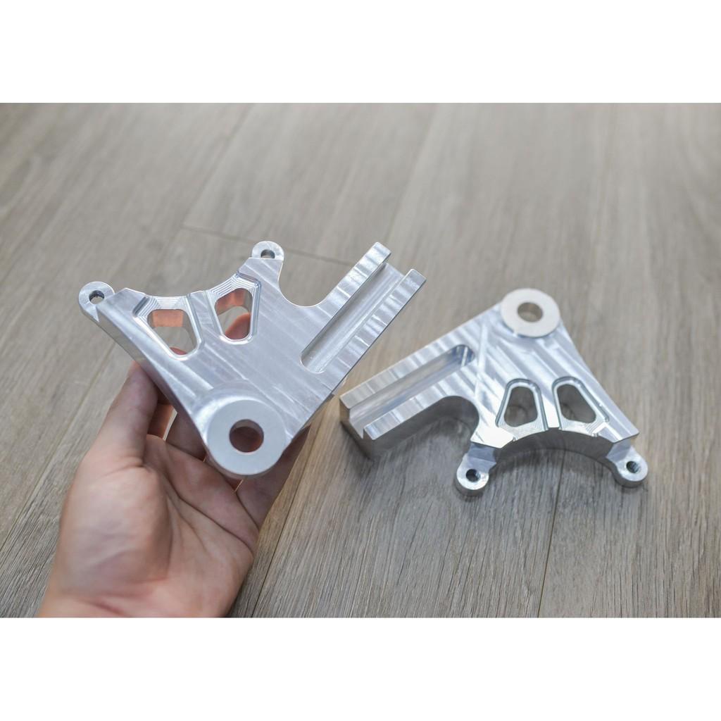 PAD PHANH DÀNH CHO YAMAHA R15V3/ MT15/ XSR155 đĩa sau 2pits đối xứng. Pad phanh CNC Nguyên Khối