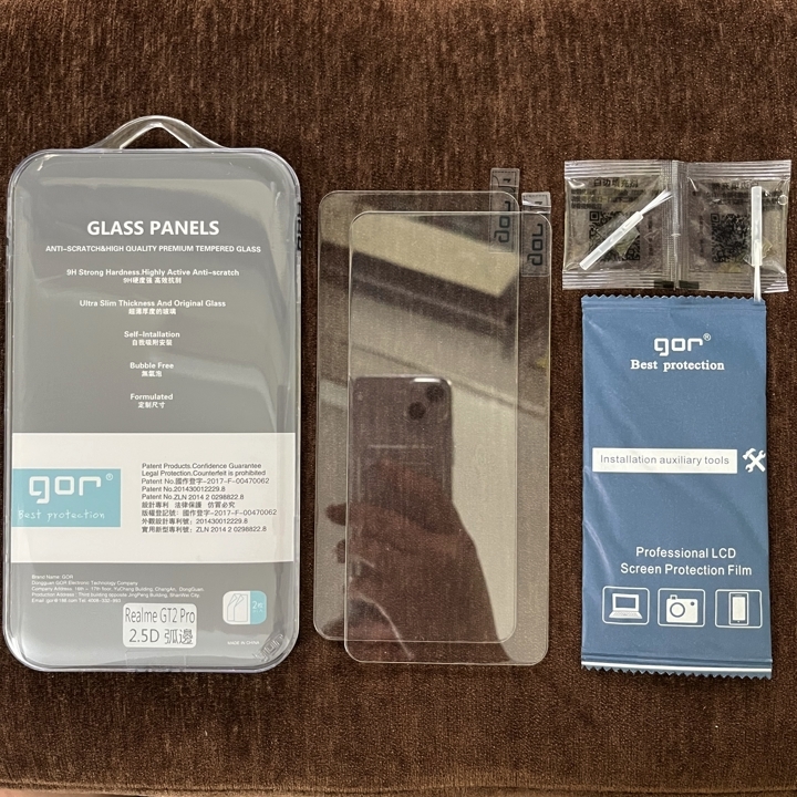 2 Kính cường lực dành cho Realme GT 2 Pro loại tốt Gor - Hàng nhập khẩu