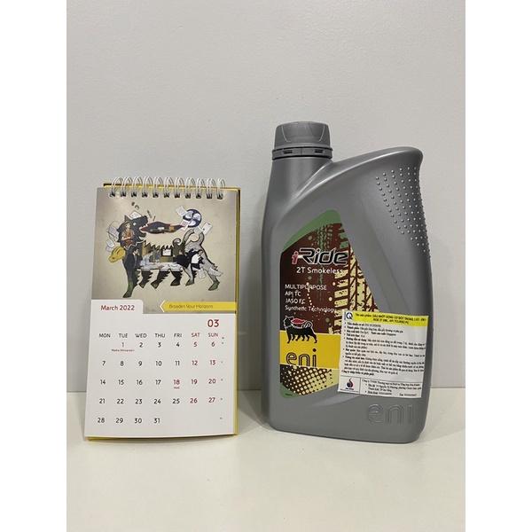 Nhớt 2 thì không khói, eni 2T SML, chuẩn chất lượng châu Âu