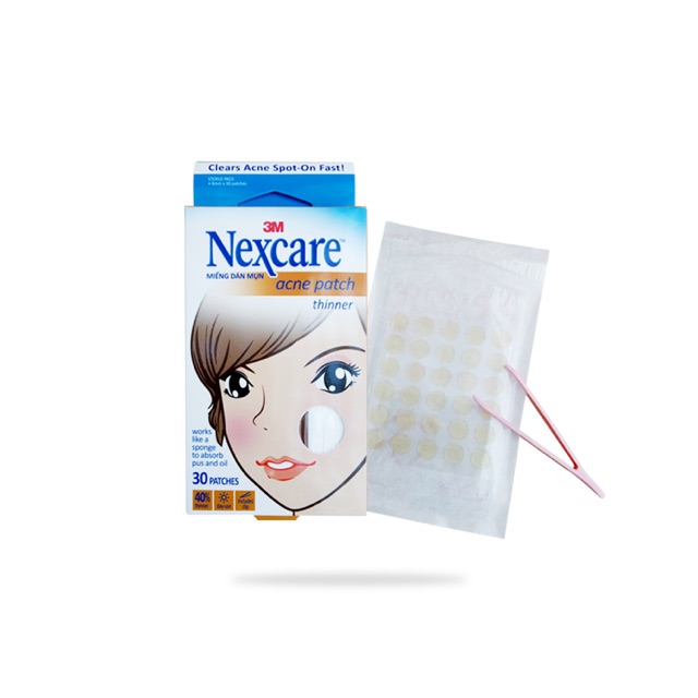 Miếng dán hỗ trợ mụn 3M Nexcare 30 miếng/hộp