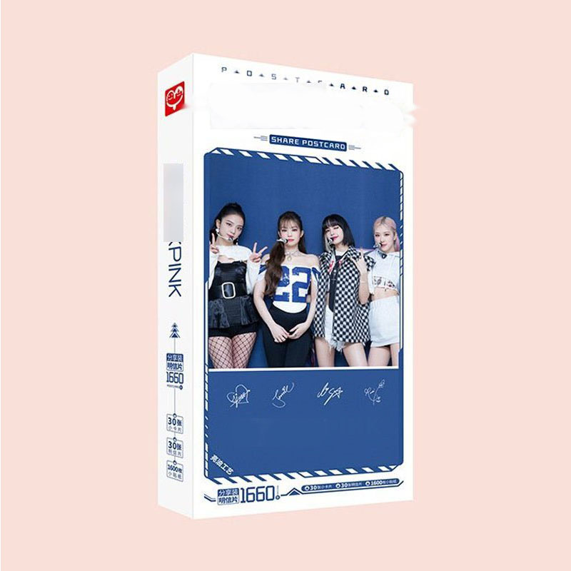 Hộp ảnh postcard BLACKPINK THE ALBUM 1660 ảnh mẫu mới