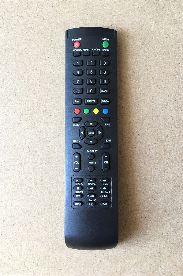 Remote Điều Khiển Dành Cho Tivi LCD, TV LED Asanzo P Mode (Kèm Pin AAA Maxell)