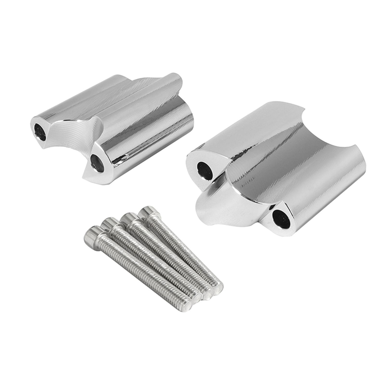 2 Pieces Motorcycle Handlebar Riser Clamp, Replacement for XL 1200x