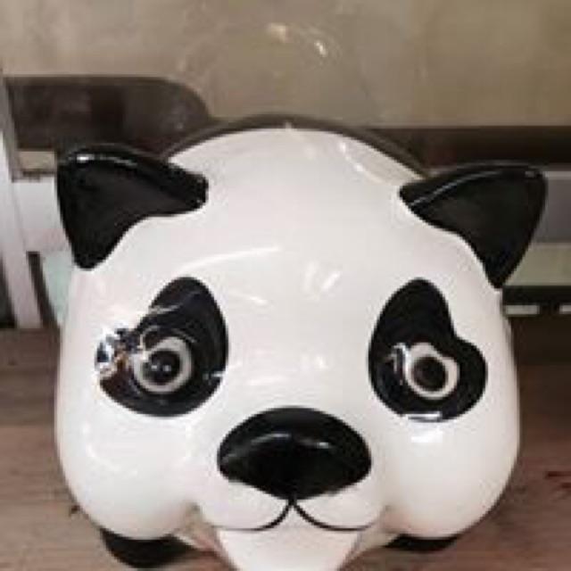 Lợn sứ tiết kiệm kiểu dáng gấu trúc