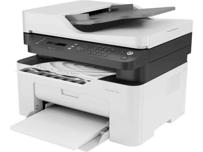 Máy in đa chức năng (In, copy, scan, fax, wifi) đen trắng HP LaserJet MFP 137fnw_4ZB84A – Hàng chính hãng