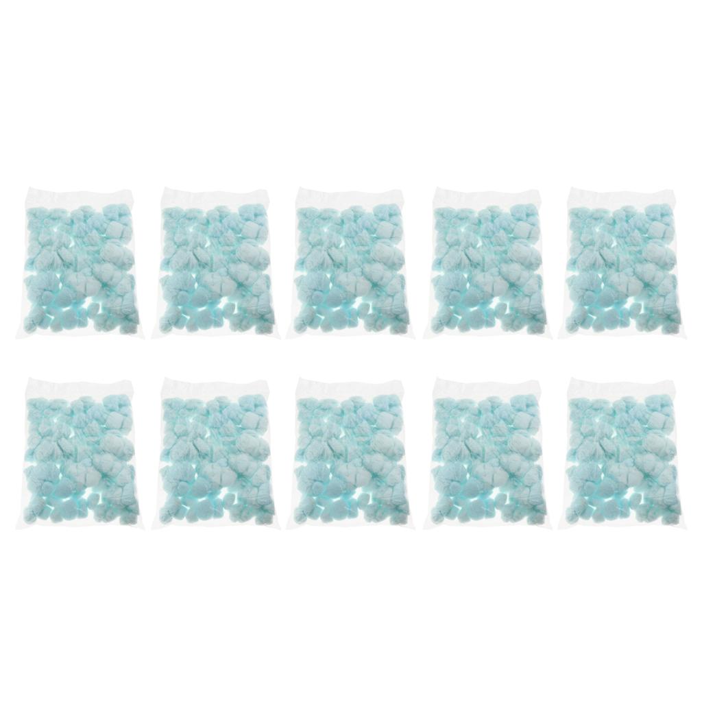 10 pack Cute Cartoon Small Cotton Balls for Hamster Guinea Pig Hamster white