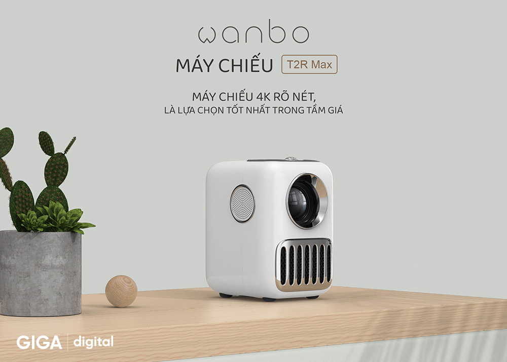 Máy chiếu Wanbo T2R Max 1080P bản quốc tế - Hàng Chính Hãng