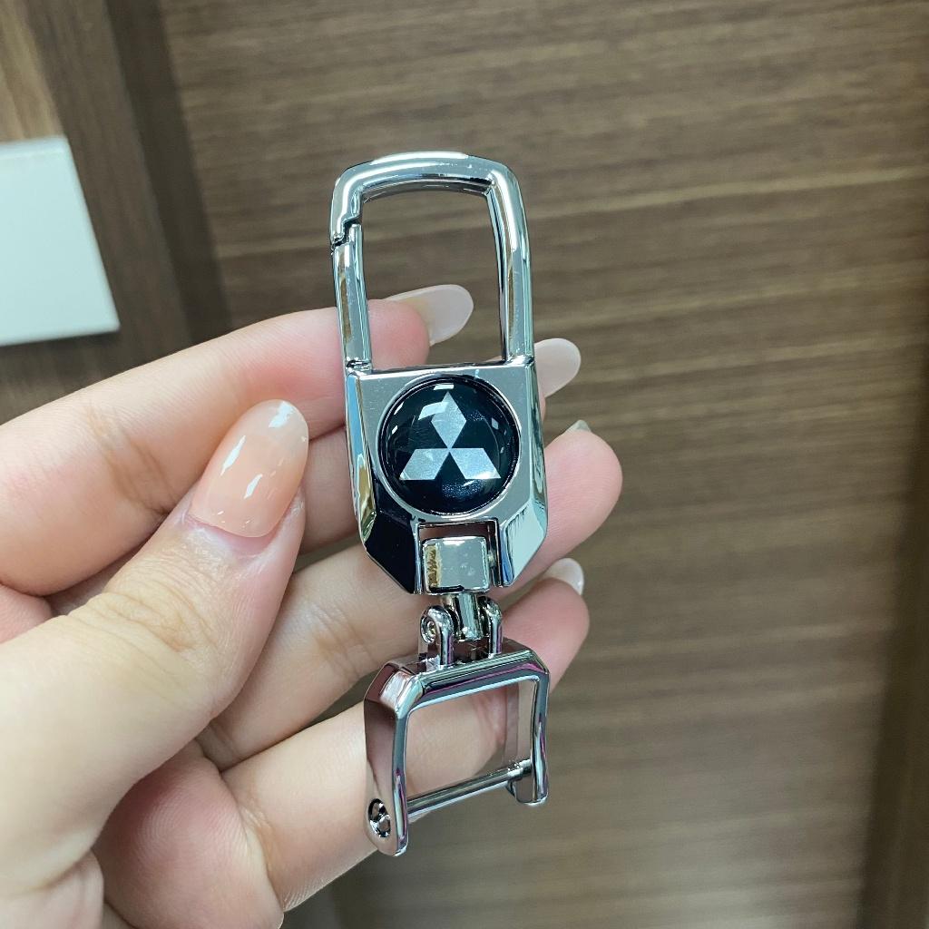 Móc chìa khóa xoay xe oto 360 - Móc xoay các mẫu có gắn logo hãng Huyndai,Kia, Honda, Mec, Mazda, Toyota, Lexus, BMW - Peugeot