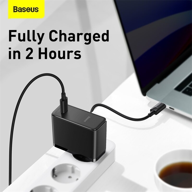 Bộ sạc siêu nhanh Baseus GaN2 Fast Charger 1C 100W (GaN2 Technology, QC5.0/QC4.0/PD3.0/ PPS Multi Quick Charge Protocol Support) - Hàng Chính Hãng 