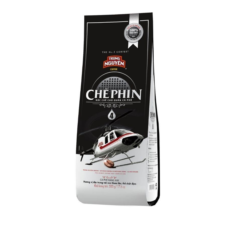 Cà phê Rang Xay Chế Phin 4 - Trung Nguyên Legend - 500gr - Arabica, Robusta, Catimor, Excelsa