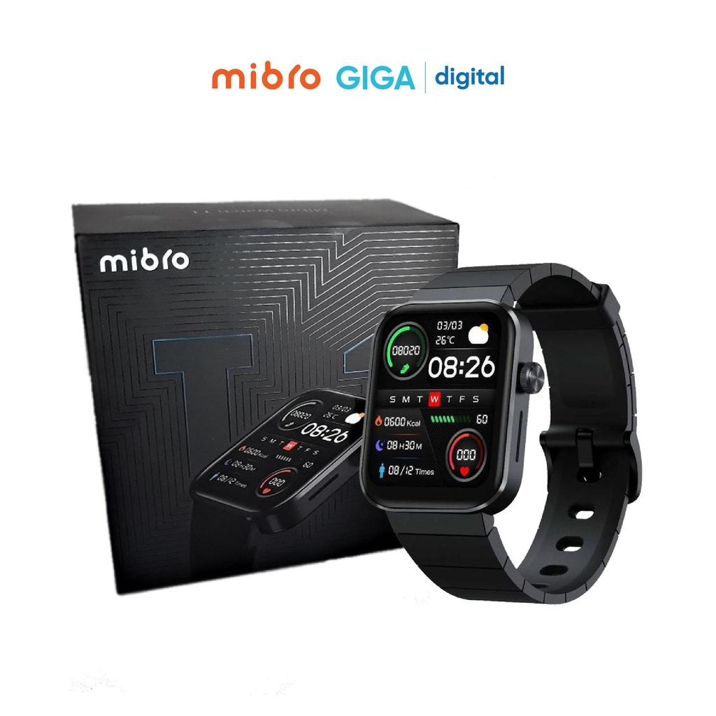 Đồng hồ thông minh Mibro T1 | Hỗ trợ cuộc gọi Bluetooth HD | Chống nước 2ATM | Màn hình cảm ứng Amoled HD 1.43 inch - Hàng nhập khẩu