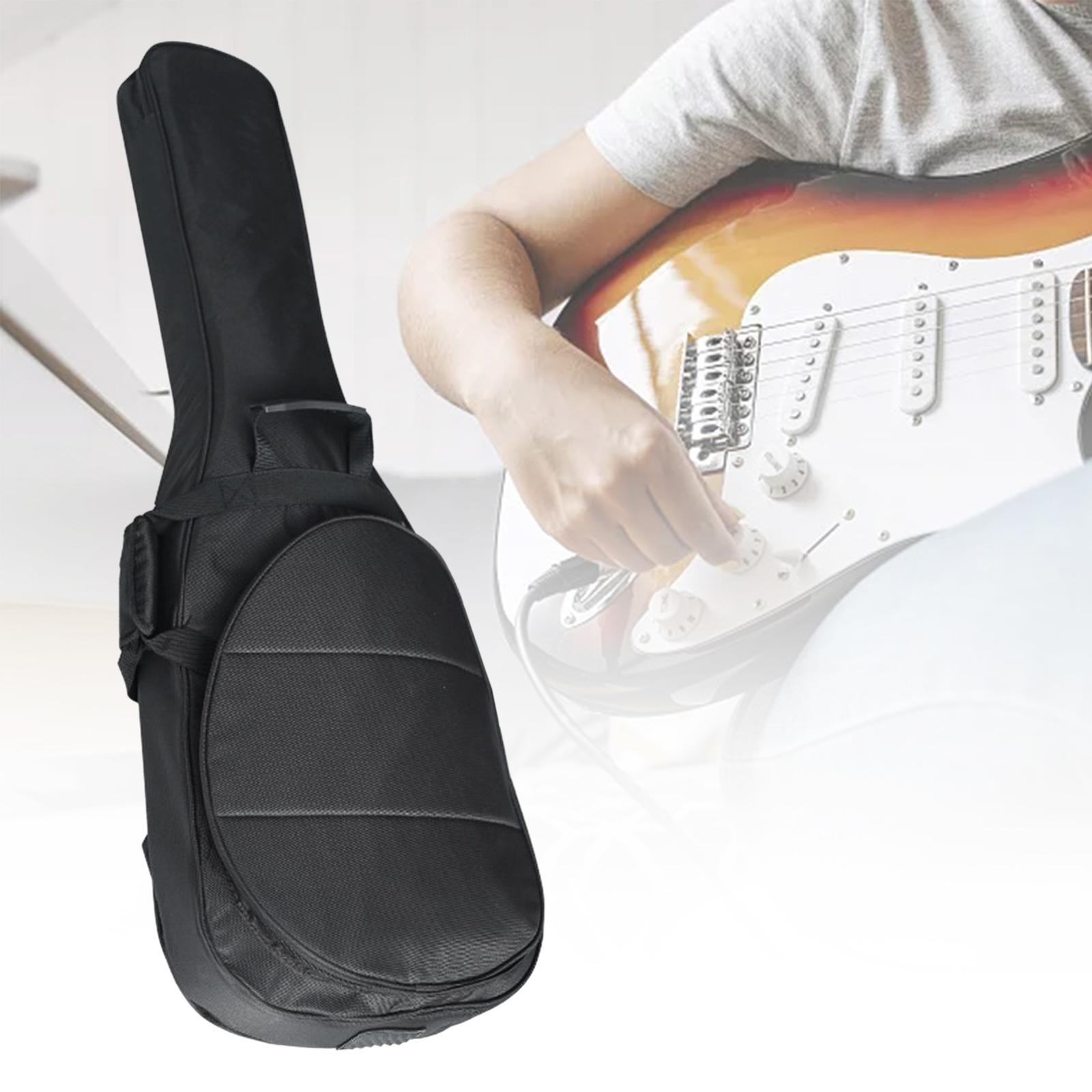 Electric Guitar Bag Oxford Cloth Gig Bag Scratch Resistant Sturdy Zipper