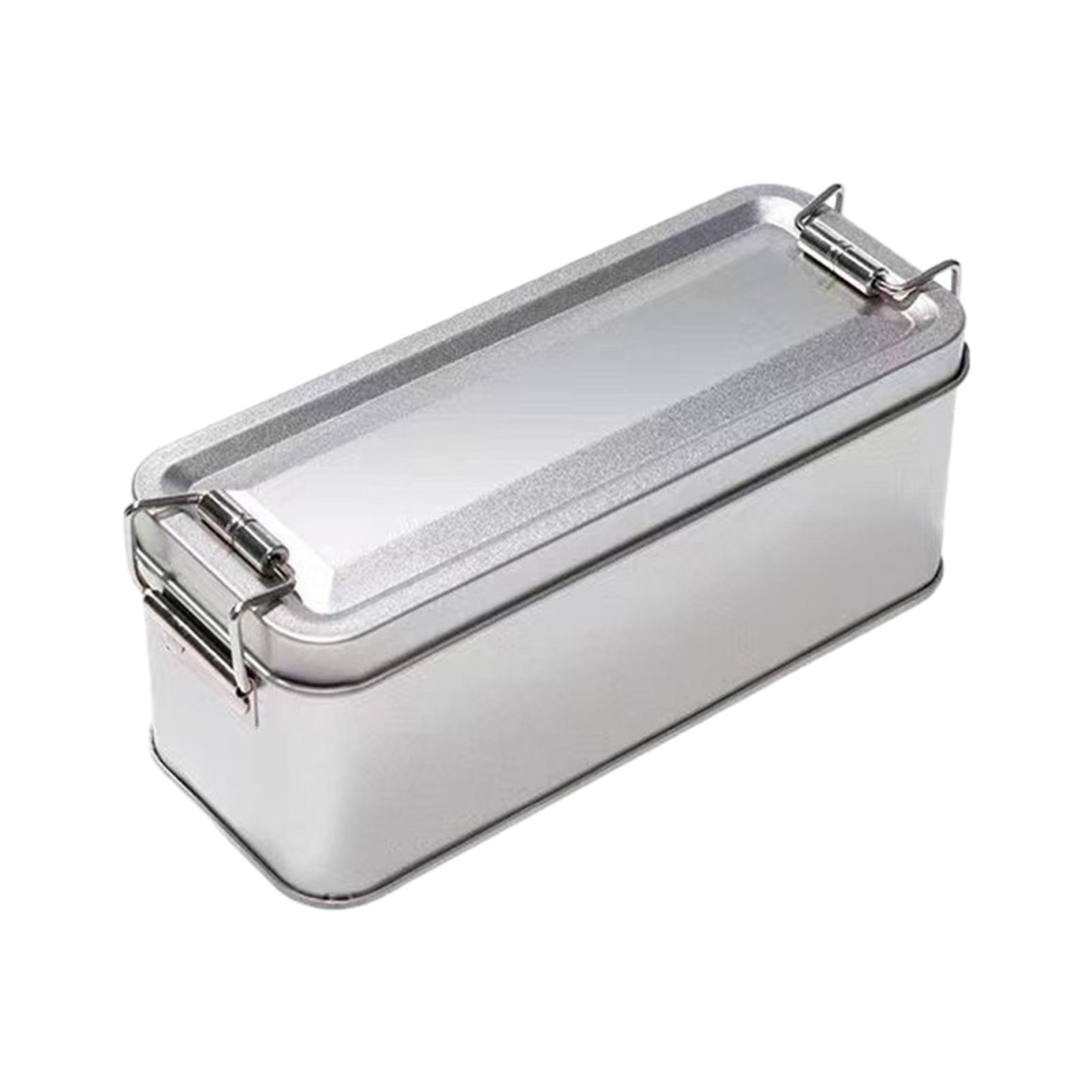 Metal Tin Box with Lid Pineapple Cake Packaging Storage Container Cookie Tin