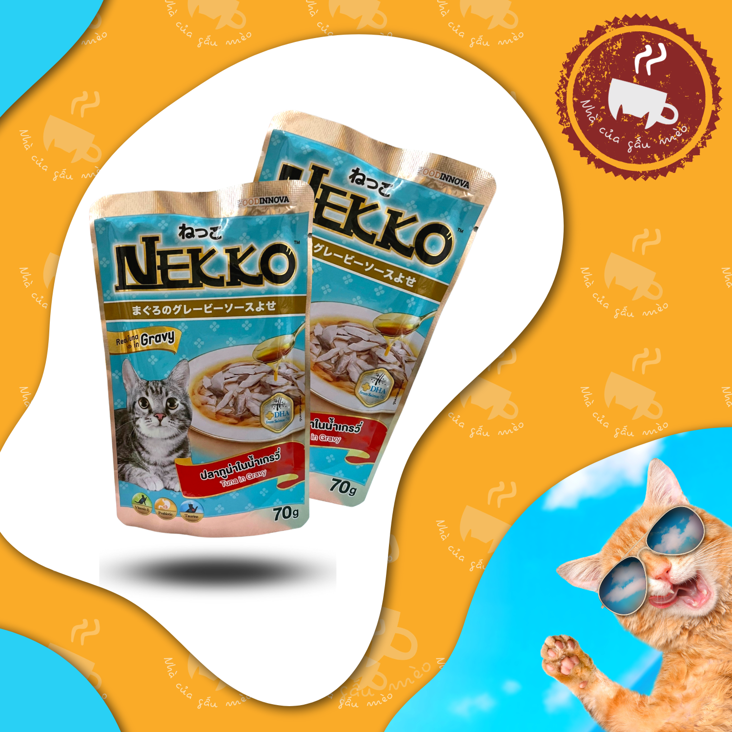 Pate cho mèo NEKKO GRAVY 70g