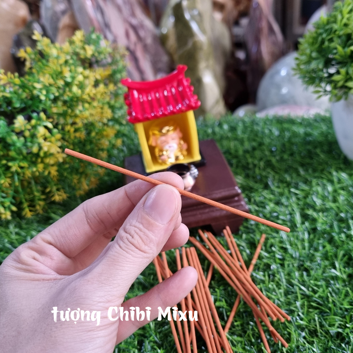 Combo Miếu Thần Tài - tặng 10 nhang