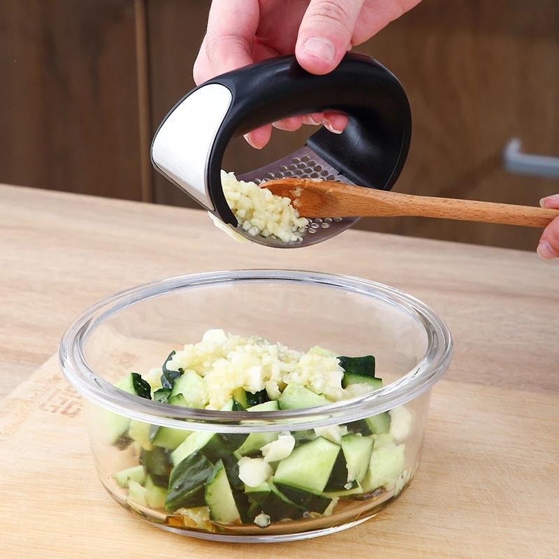 Dụng cụ nghiền tỏi bằng thép không gỉ tiện dụng