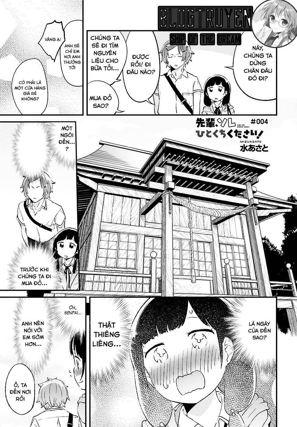 senpai, sore hitokuchi kudasai! chapter 4 6