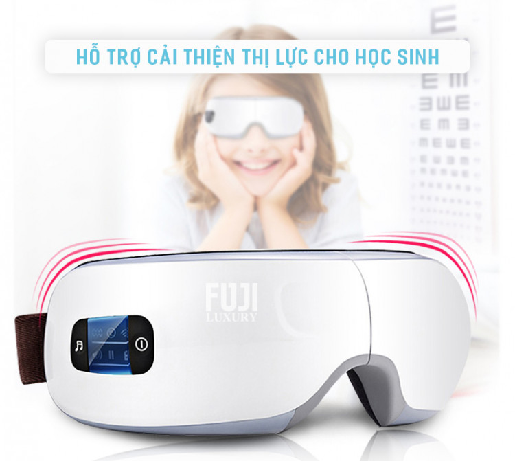 máy massage mắt giảm đau nhức cải thiện thị lực fuji fj-s650 6