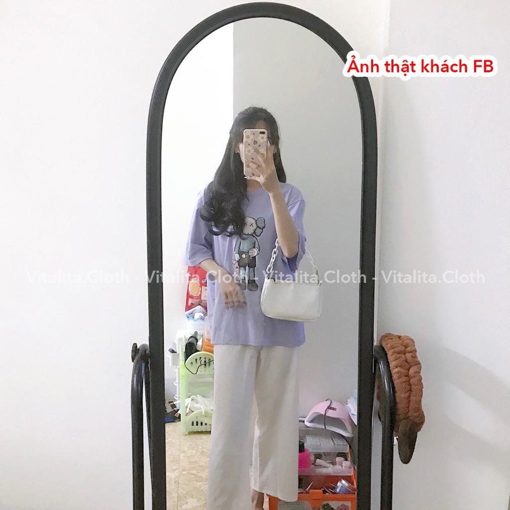 Quần Culottes ống rộng 9 tấc - chất vải đũi xước màu trắng, đen, kem mềm mại mặc cực mát