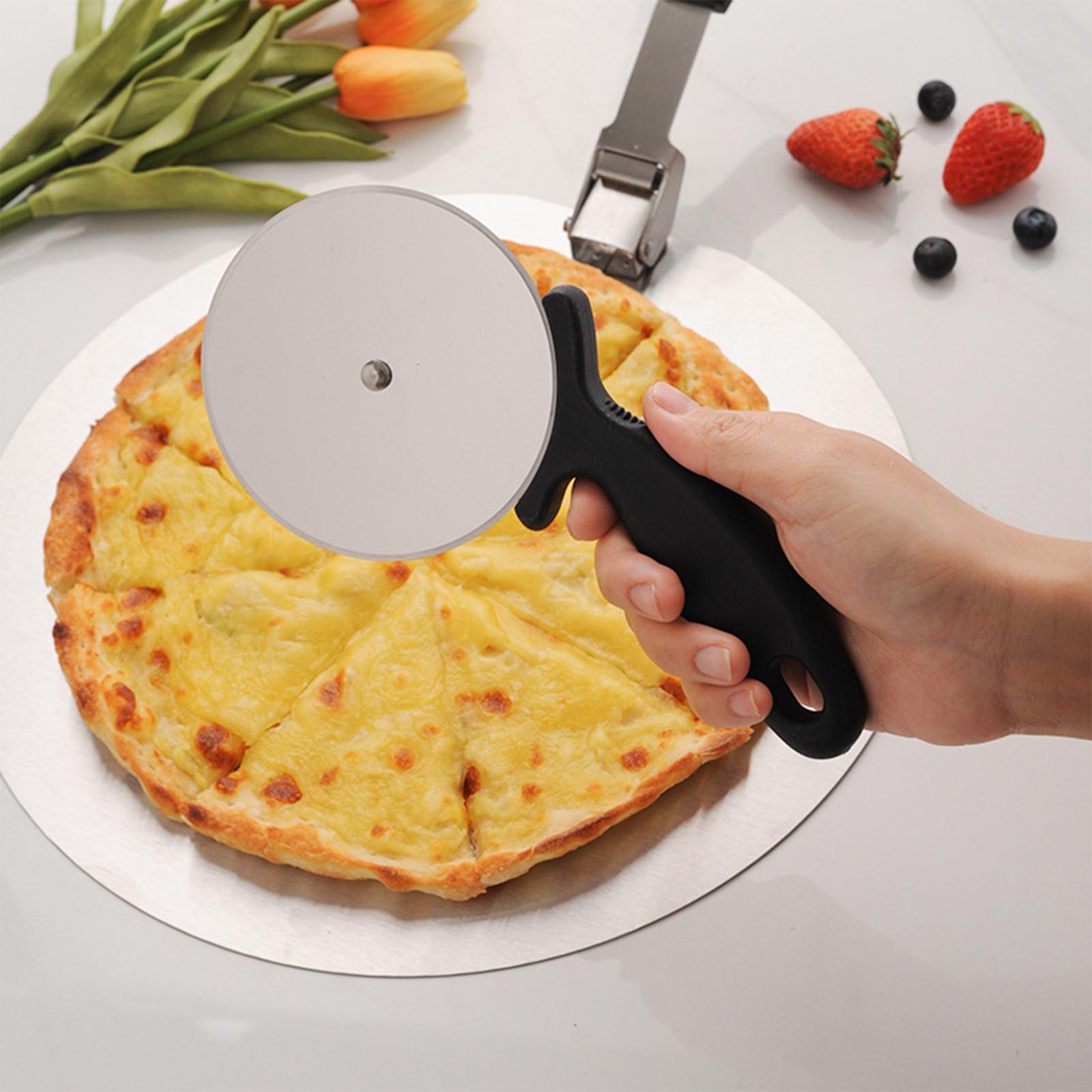 Pizza Shovel Lightweight Pizza Paddle Pizza Cutter Wheel for Restaurant Baking Pies