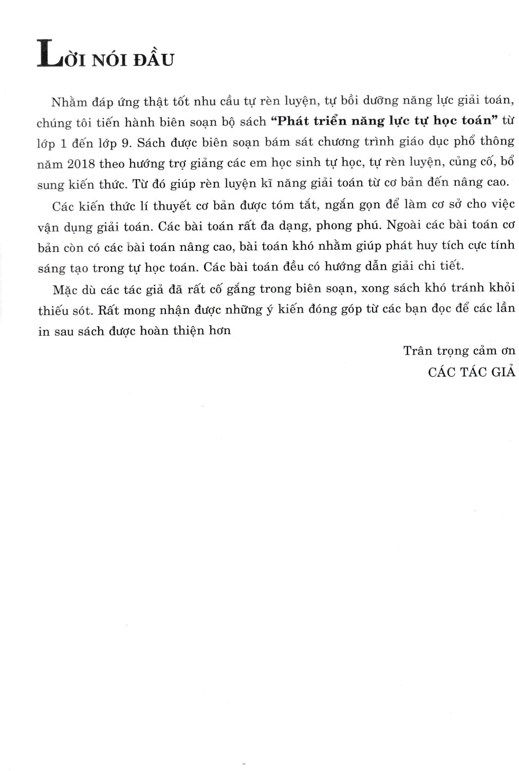 Phát Triển Năng Lực Tự Học Toán 3