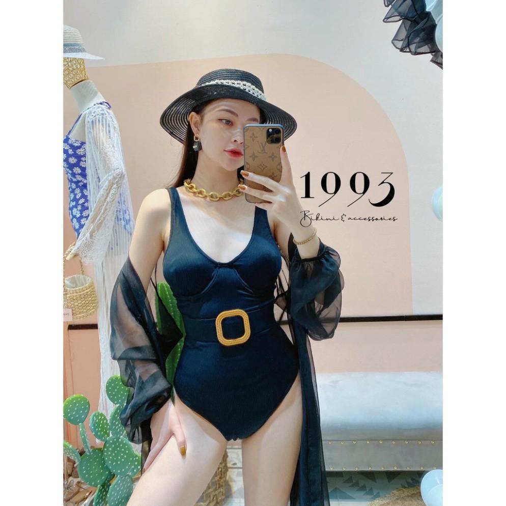 Bikini, Đồ Bơi Đi Biển Một Mảnh Thân Liền Khoen Gỗ Vuông Secxy KG07200 ODERI