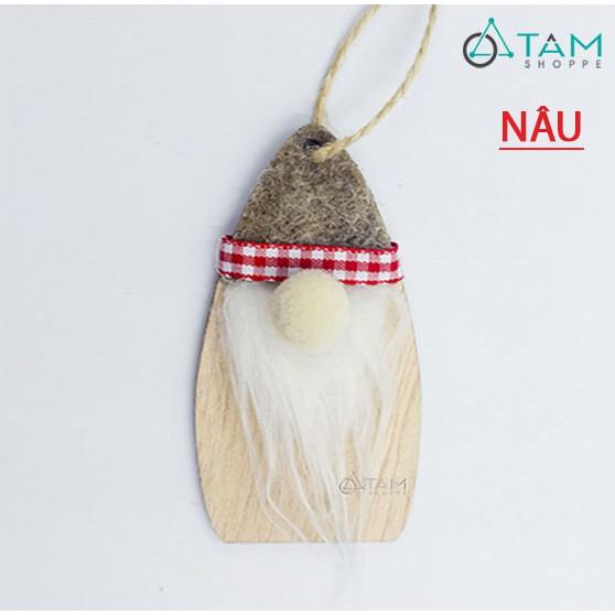 Combo 2 Phụ kiện treo Noel Ông già cánh buồm râu trắng X-PKTCT-35