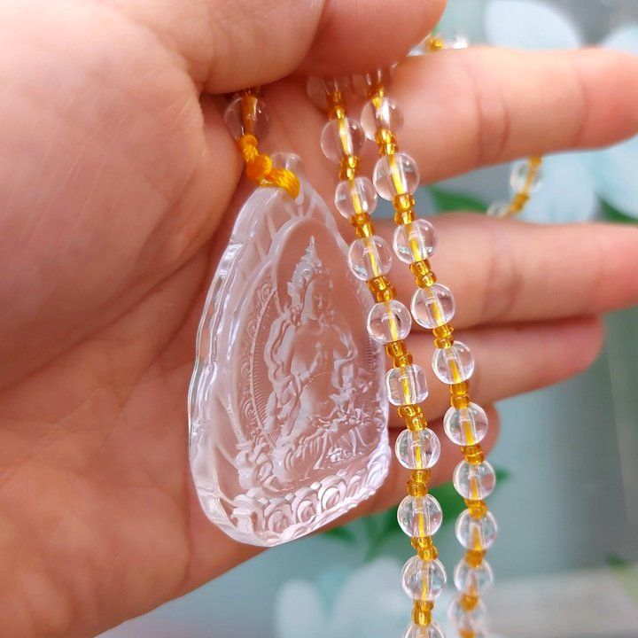 Chuỗi hạt đeo cổ Phật Quan Âm Tứ Thủ - ĐỨC QUAN ÂM TỨ THỦ - CH01