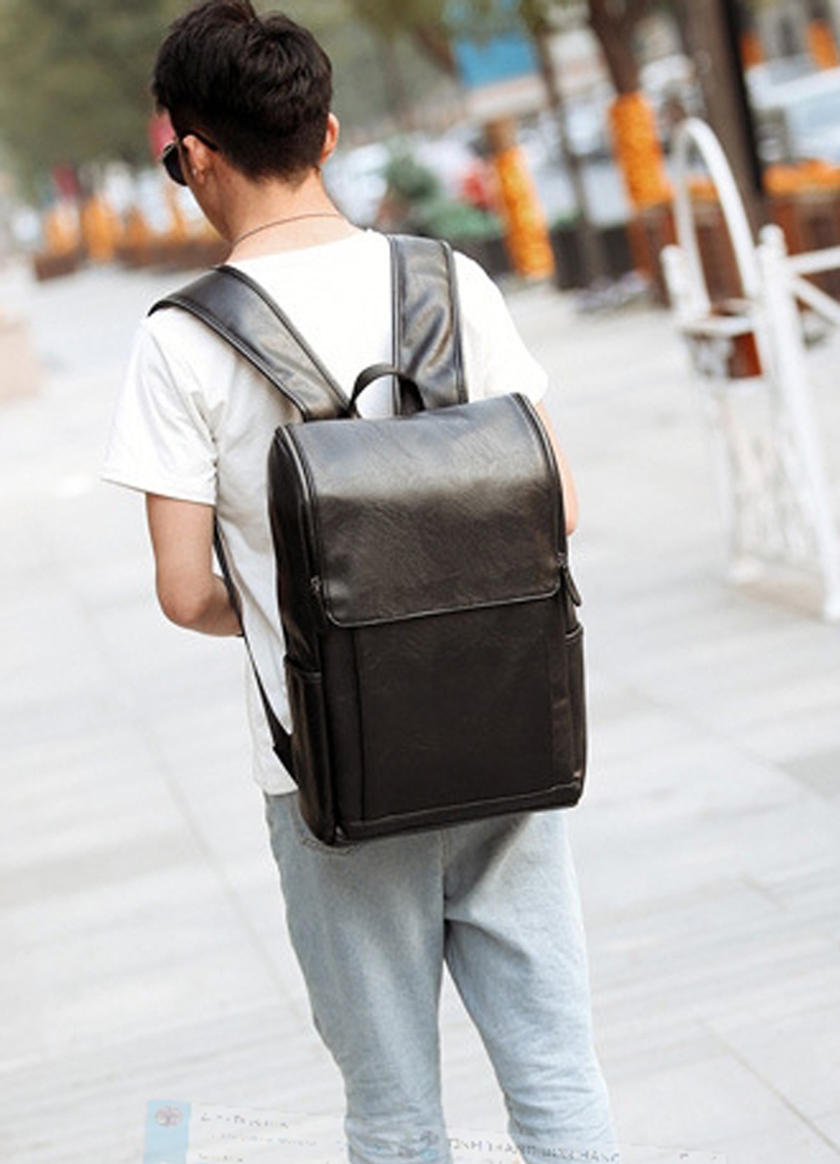 Balo Da Nam Cao Cấp Phong Cách Hàn Quốc
