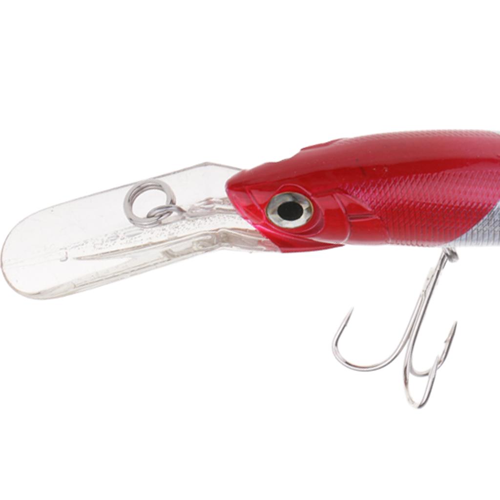 Artficial Minnow Fishing Lure Plastic Hard Bait Crankbait Hook Fishing Tackle 18cm/80g