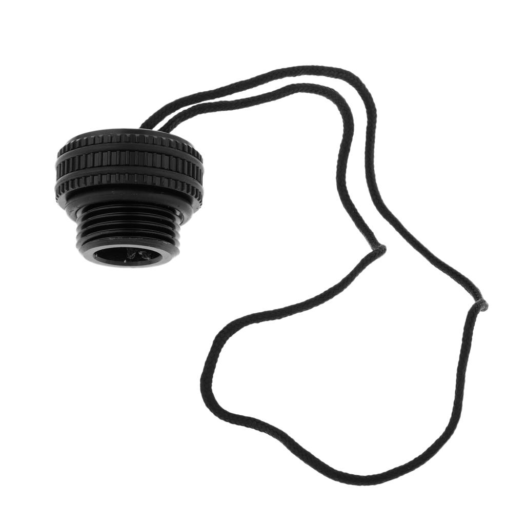 Scuba Diving Dive Tank Valve Threaded Dust Plug Cap Protection Cover Black