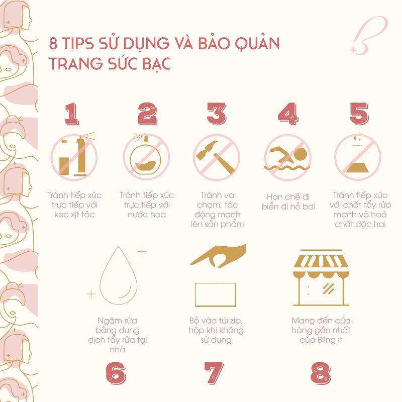 Bông tai bạc Bling it hình nơ BIBT283