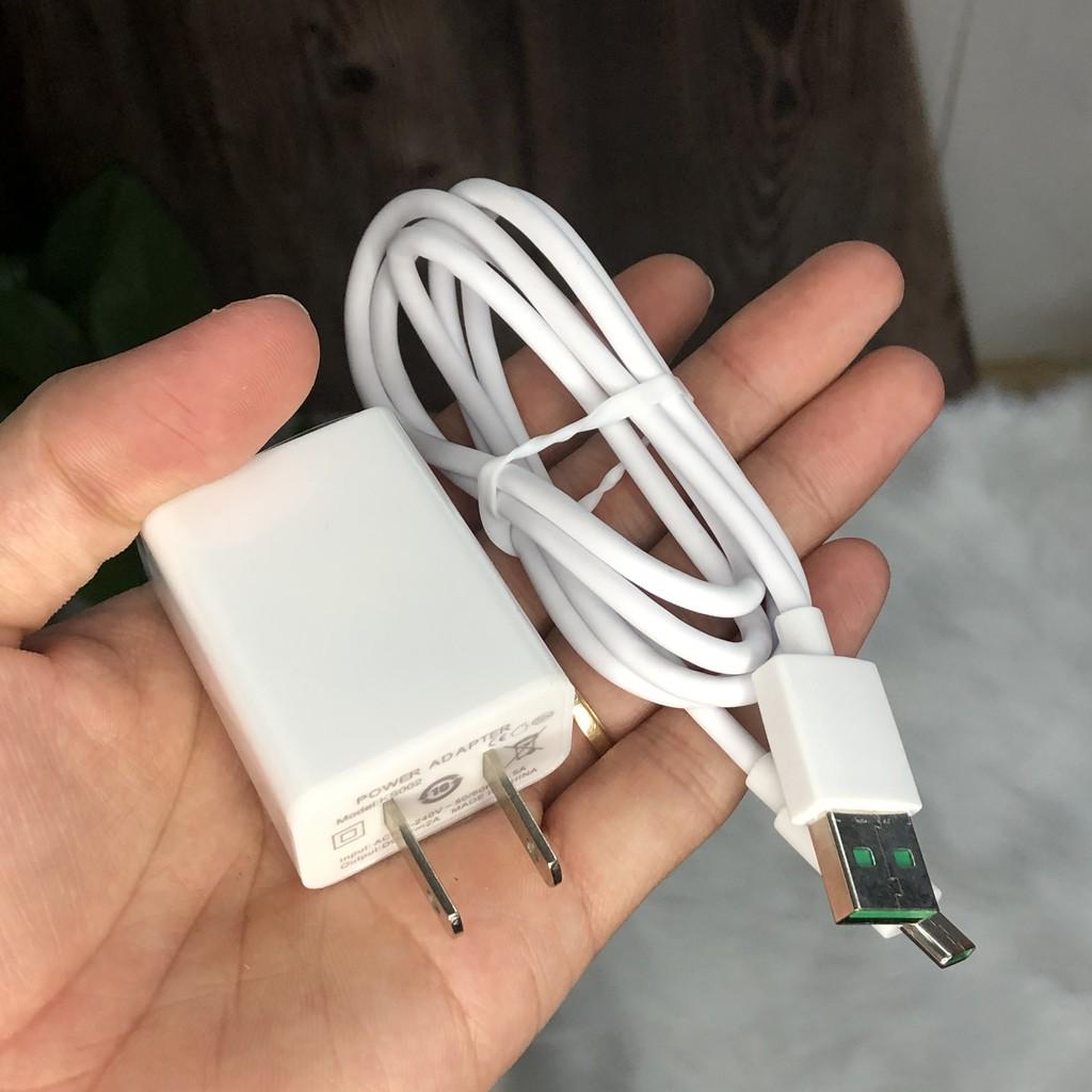 Cáp Sạc Nhanh USB Type-C cho Samsung S8/9, Note 8/9, Oppo Trắng Xanh