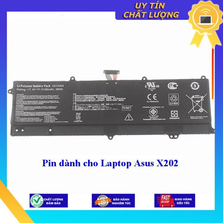 Pin dùng cho Laptop Asus X202 - Hàng Nhập Khẩu  MIBAT1021