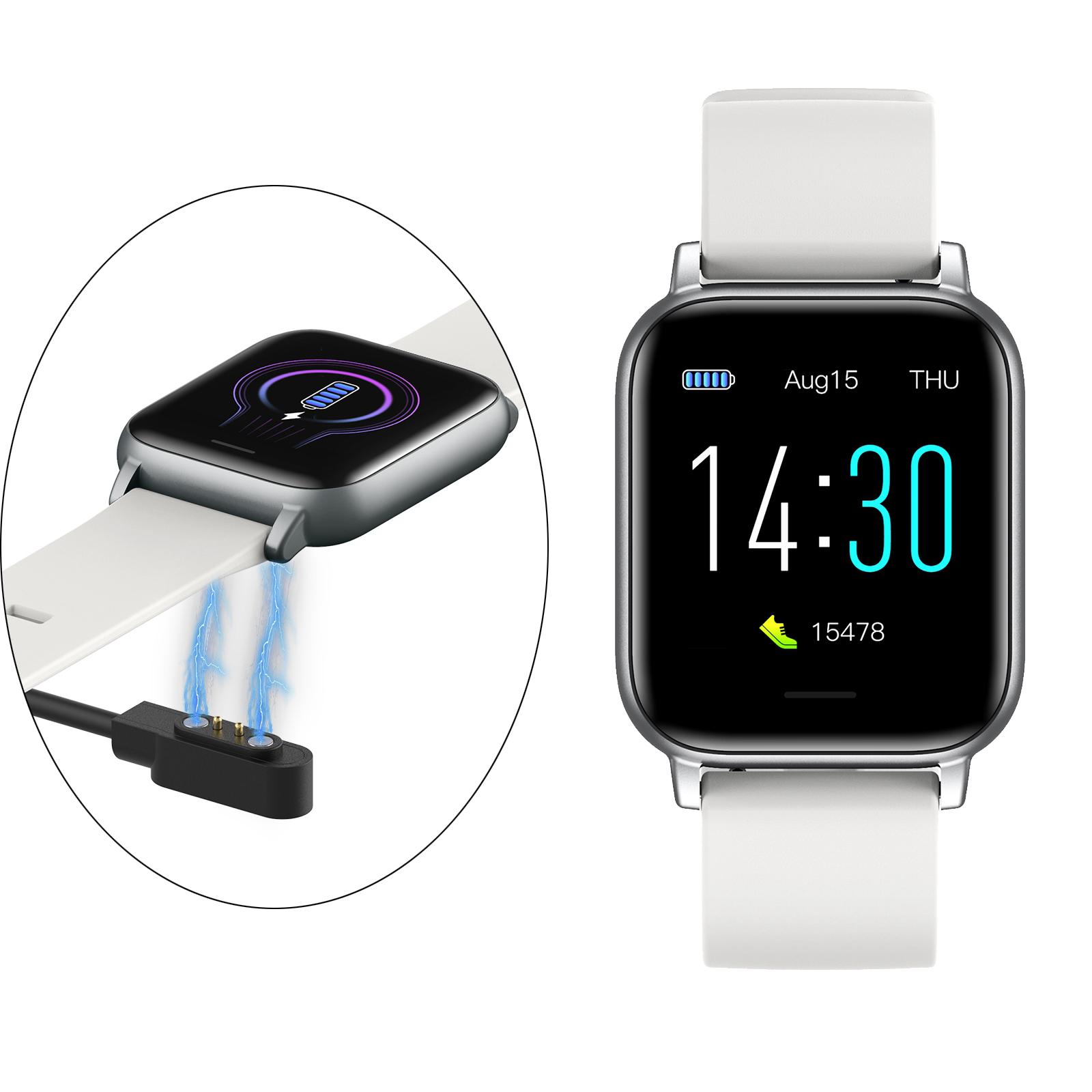 1.3in 2021 Men Fashion Bluetooth 5.0 Smart Watch Sleep Monitor Pedometer Waterproof 170mAh