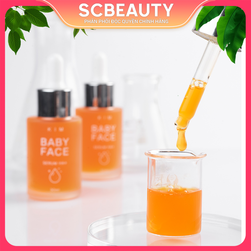 Tinh Chất Truyền Trắng Truyền Trắng Sạch Mụn, Chống Thâm Nám, Tàn Nhang KIM BABY FACE HA+