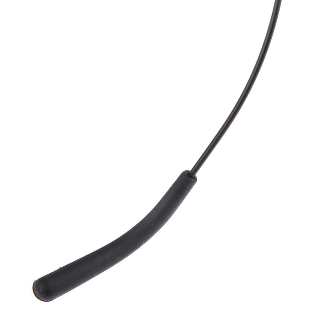 Back Electret Unidirectional Headworn Microphone with Bending Type Plug